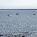 A short drive: Boats at Darwin Sailing Club