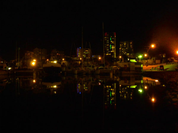 Boats in the Frances Bay Marina with Darwin in background